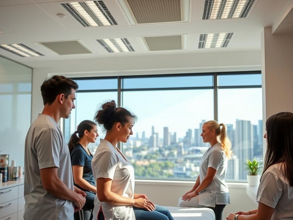 Allied health services team in Sydney providing care to patients